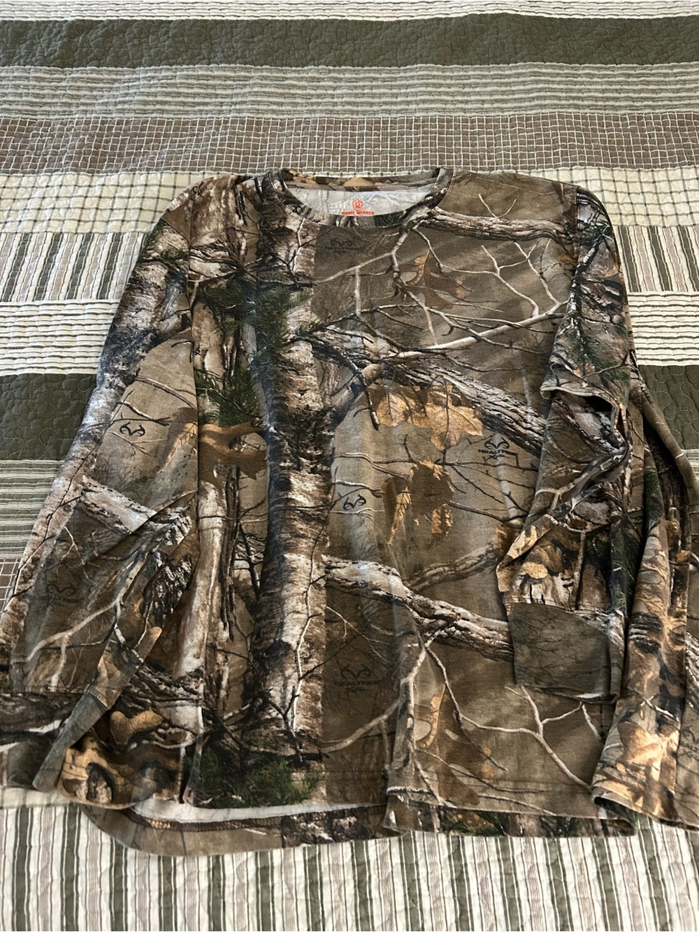Men's Long-Sleeve Camouflage Shirt